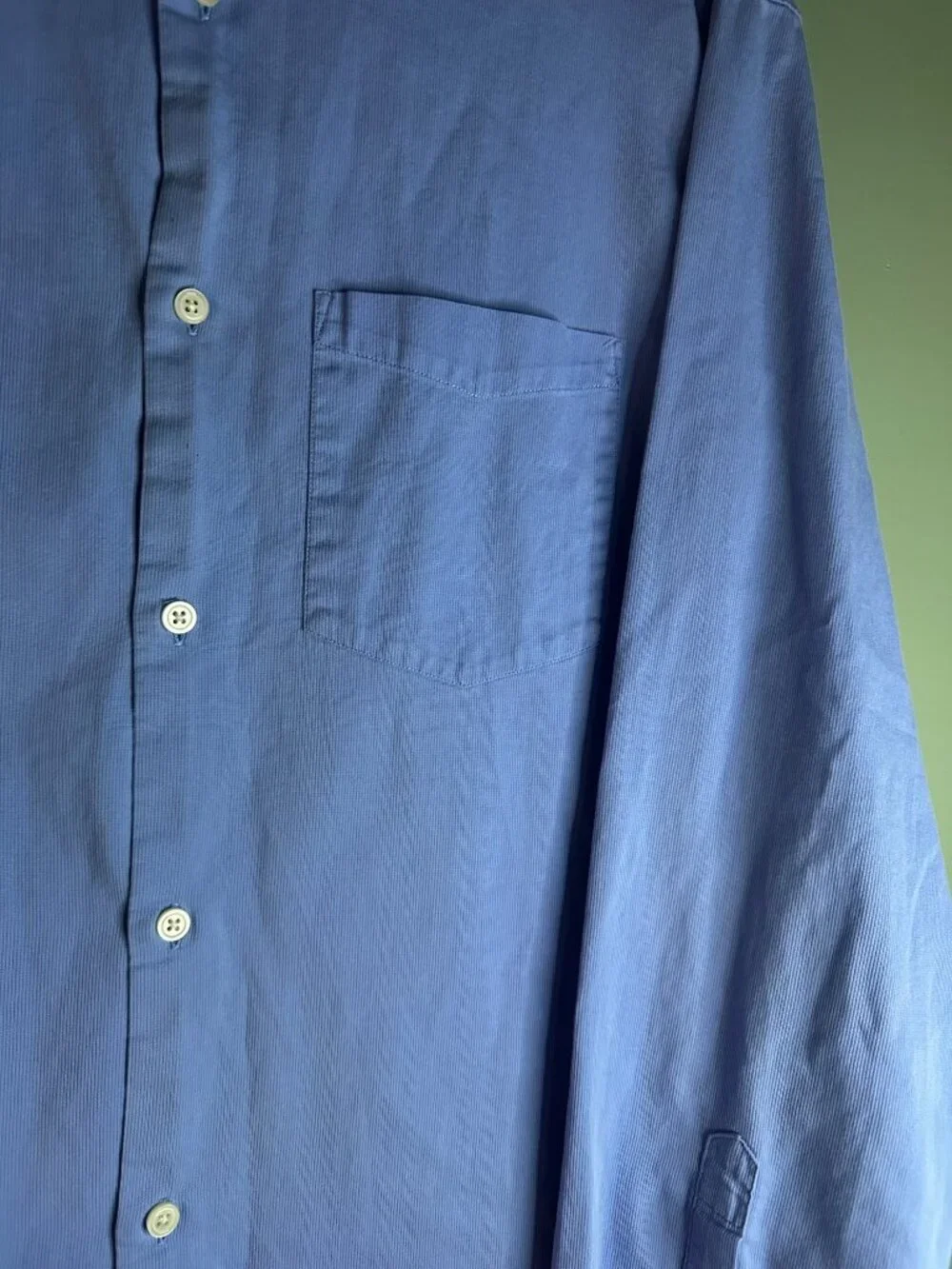Banana Republic Men’s XXL Blue Button Down Shirt Cotton Classic Casual